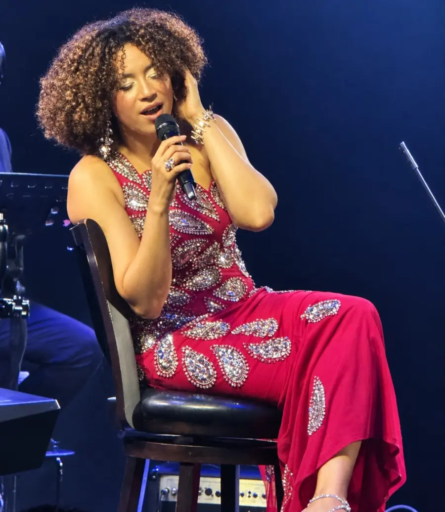 La soprano Stephany Ortega se entregó por completo en este escenario lleno de aplausos.