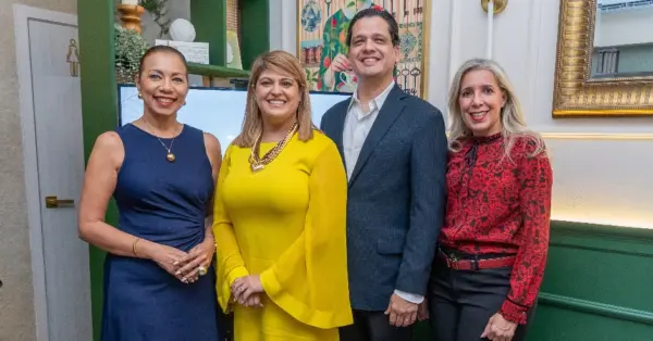 Olga García, Marcelle Álvarez, Raymond Arias y Nolmis Sánchez.
