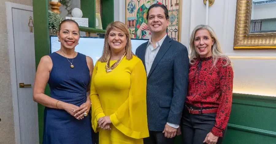 Olga García, Marcelle Álvarez, Raymond Arias y Nolmis Sánchez.