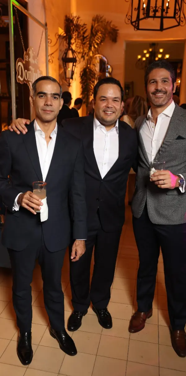 Gabriel Abreu, Eduardo Pimentel y Leonardo Del Monte.