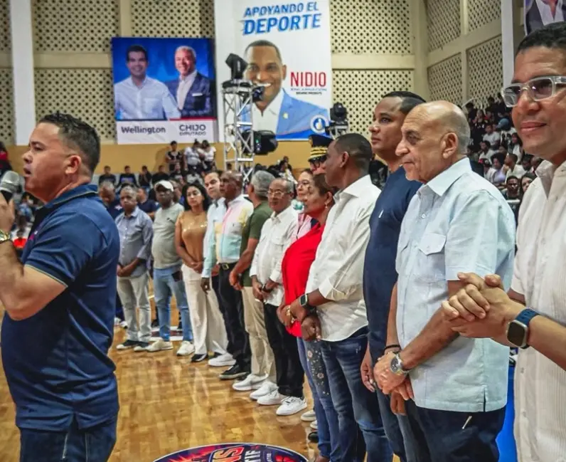 Aspecto de la ceremonia de inauguración del basket de SJM.