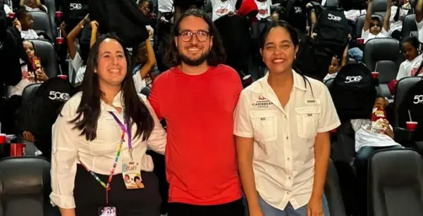 Andrea Taveras Pichardo, Michael Carrady   y Ana López.