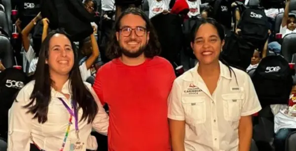 Andrea Taveras Pichardo de Netdu, Michael Carrady y Ana López.