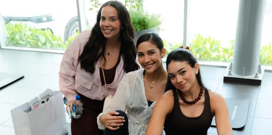 María Castellanos, Dominique Cordero y María Paula Lizardo.