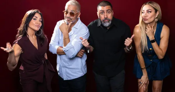 Ana Isabelle, Norberto Vélez, Cristina Eustace y Héctor “De Playmaker” Torres.