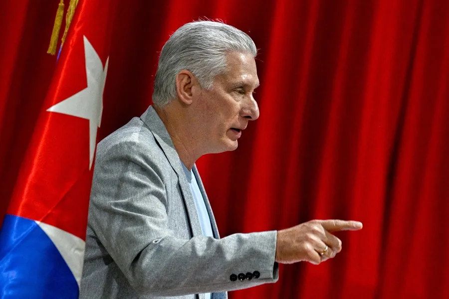 Fotografía de archivo del presidente de Cuba, Miguel Díaz-Canel, en La Habana (Cuba). EFE/Epa/Adalberto Roque