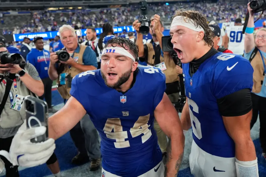 La ofensiva de los Giants arrolló a los Cowboys