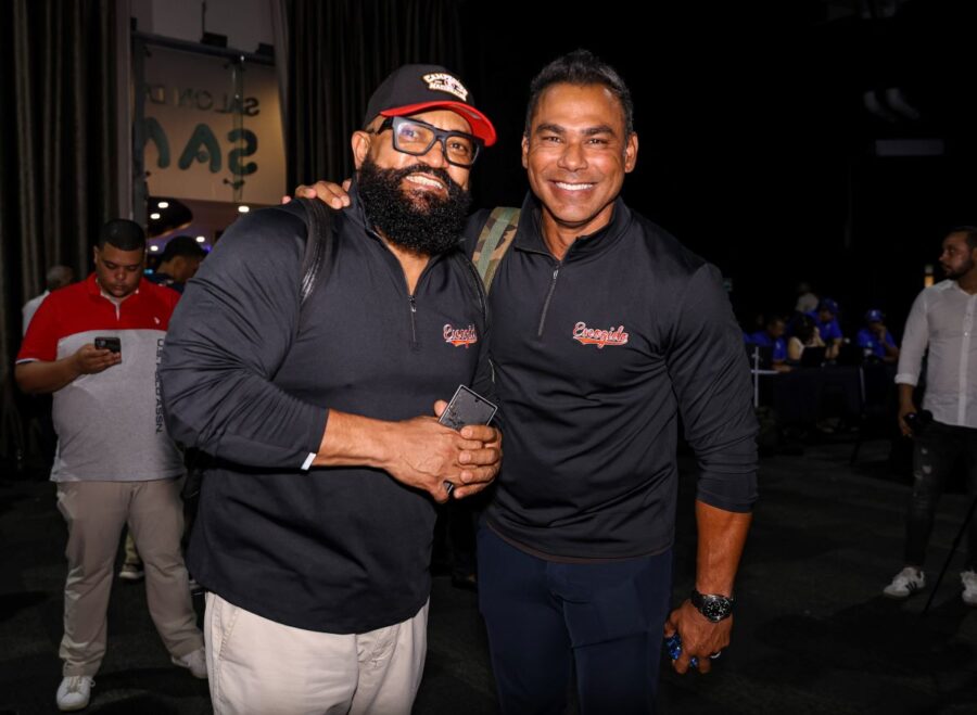 Carlos Pena y Aangel Santana