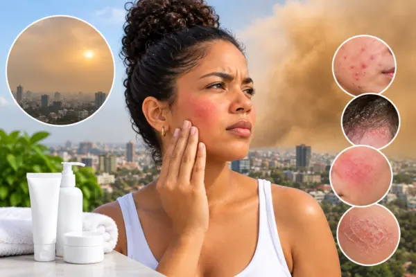 piel-dermatología-polvo del Sahara