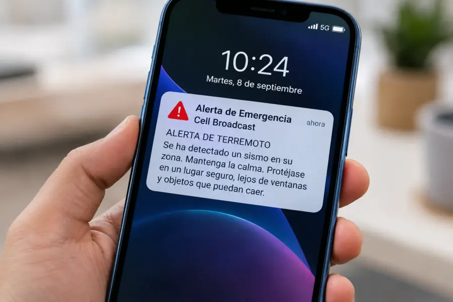 alerta sísmica-celulares