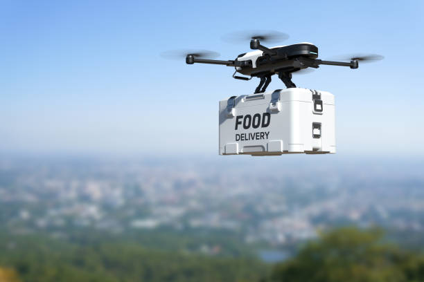 Drone con comida