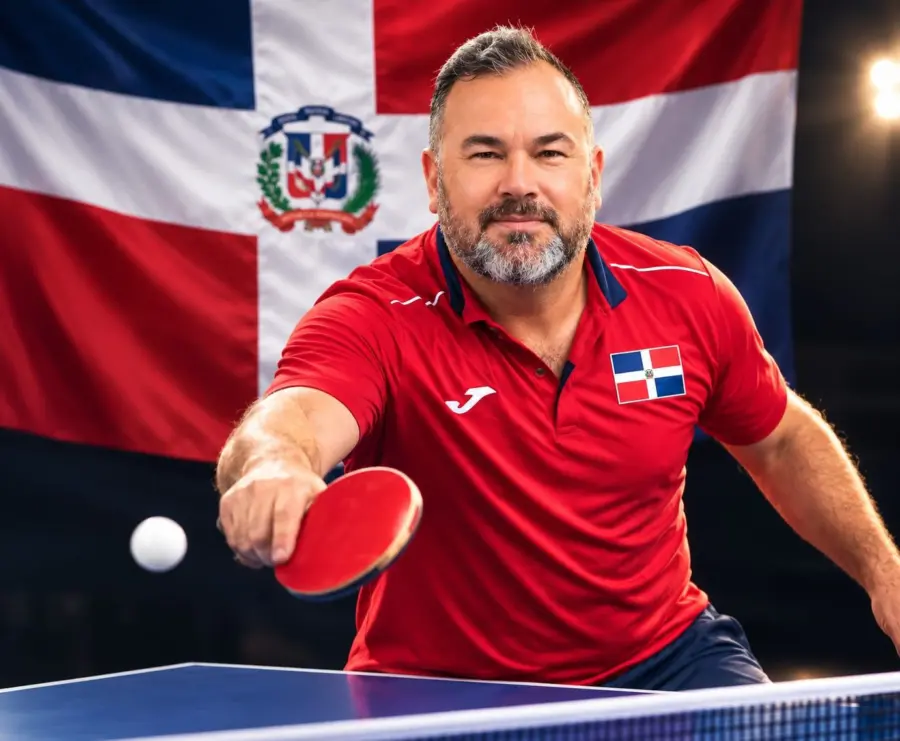Roberto Brito, fue escogido como inmortal tenis de mesa