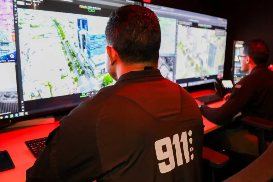 El Sistema 9-1-1 informó que el 50% de la población dominicana recibió la alerta de terremoto, prevista para las 10 de la mañana de este martes. Fuente externa.