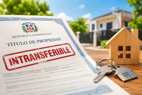 El título de propiedad con cintillo intransferible es un documento provisional emitido por el Estado.