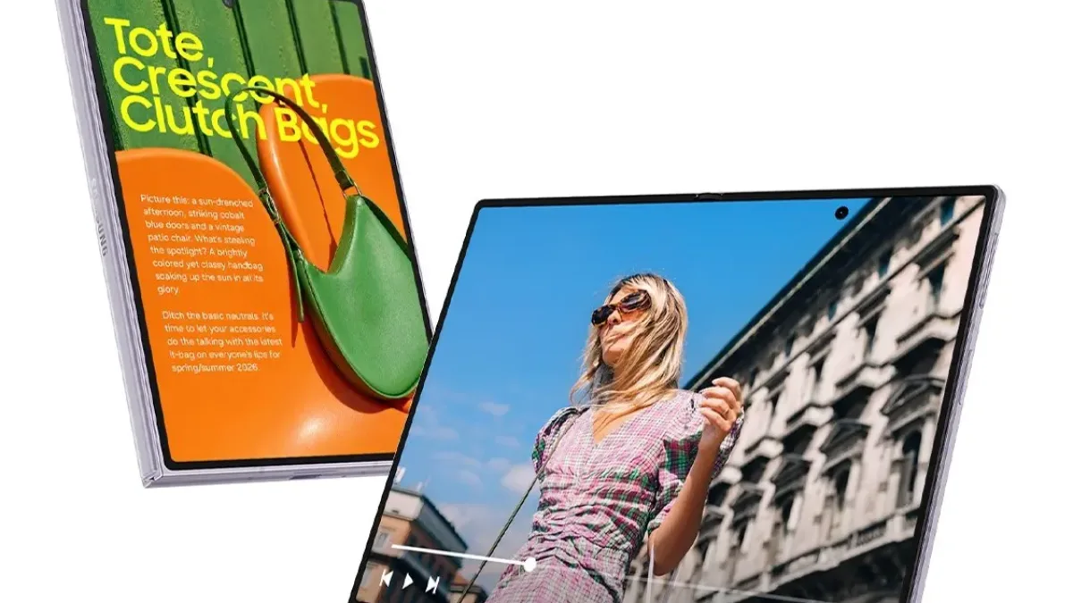 Plegable Samsung Galaxy Z Fold8 cambia de forma natural para adaptar contenido