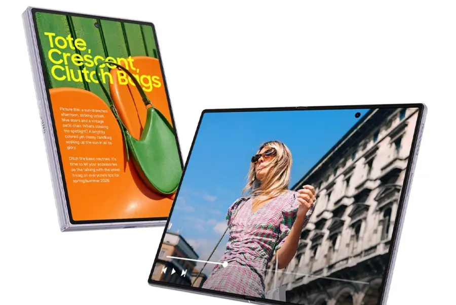 Galaxy Z Fold8 cambia natural y fluidamente.