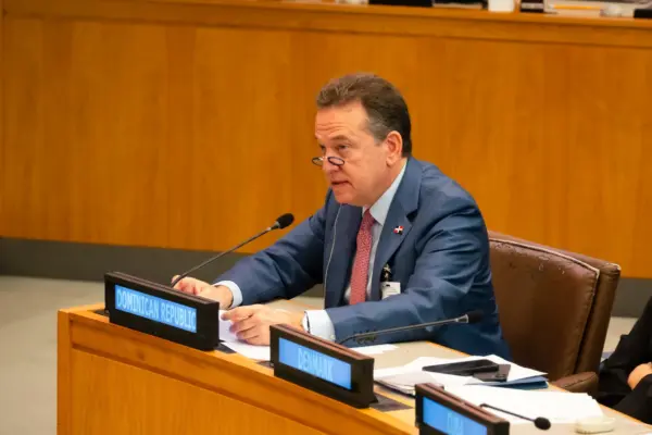 Canciller Víctor-ito-Bisonó habla en la ONU