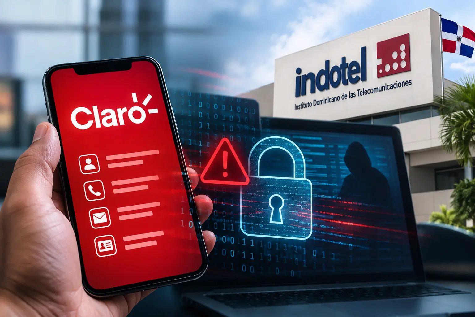 INDOTEL coordina acciones tras filtración de datos personales de clientes de Claro
