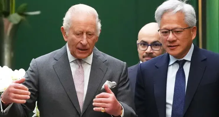 Imagen del Rey Carlos compartiendo con un allegado