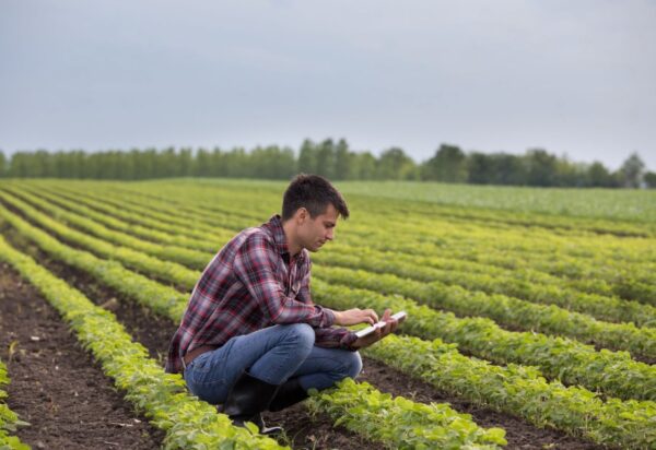 Joven en el campo