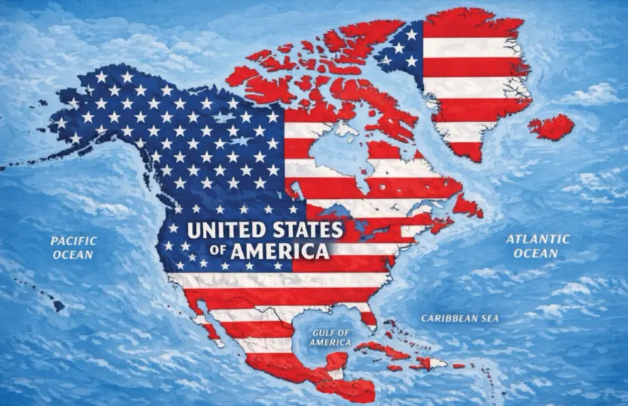 Mapa Donald Trump
