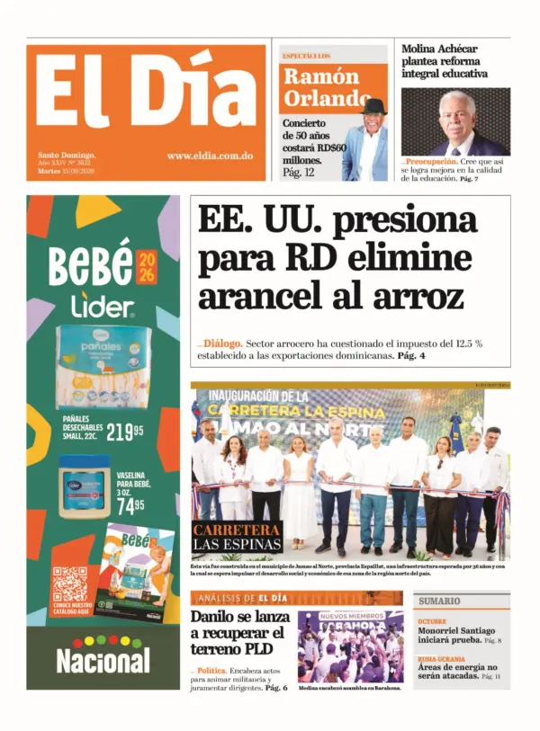 Portada impresa 15-09-2026