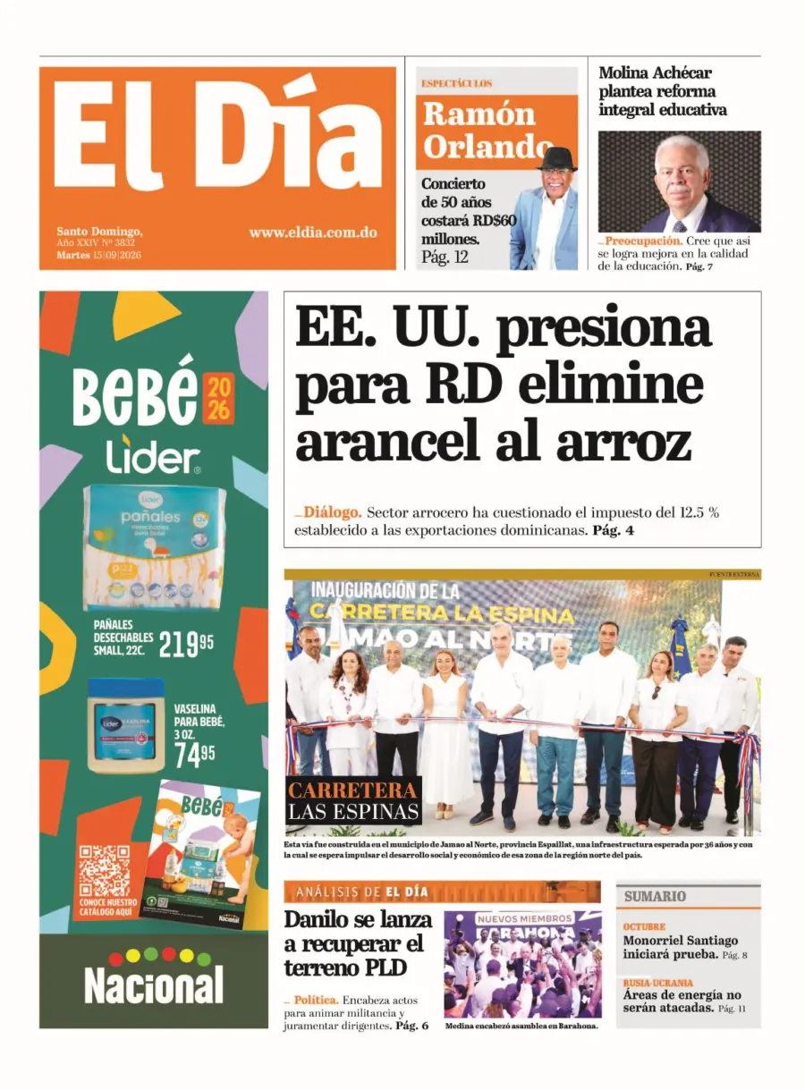 Portada impresa 15-09-2026