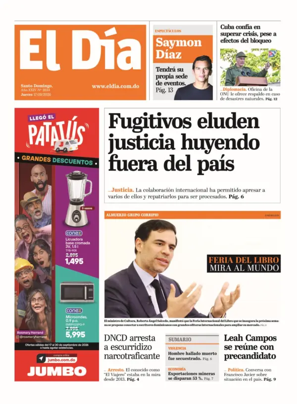 Portada impresa 17-09-2026