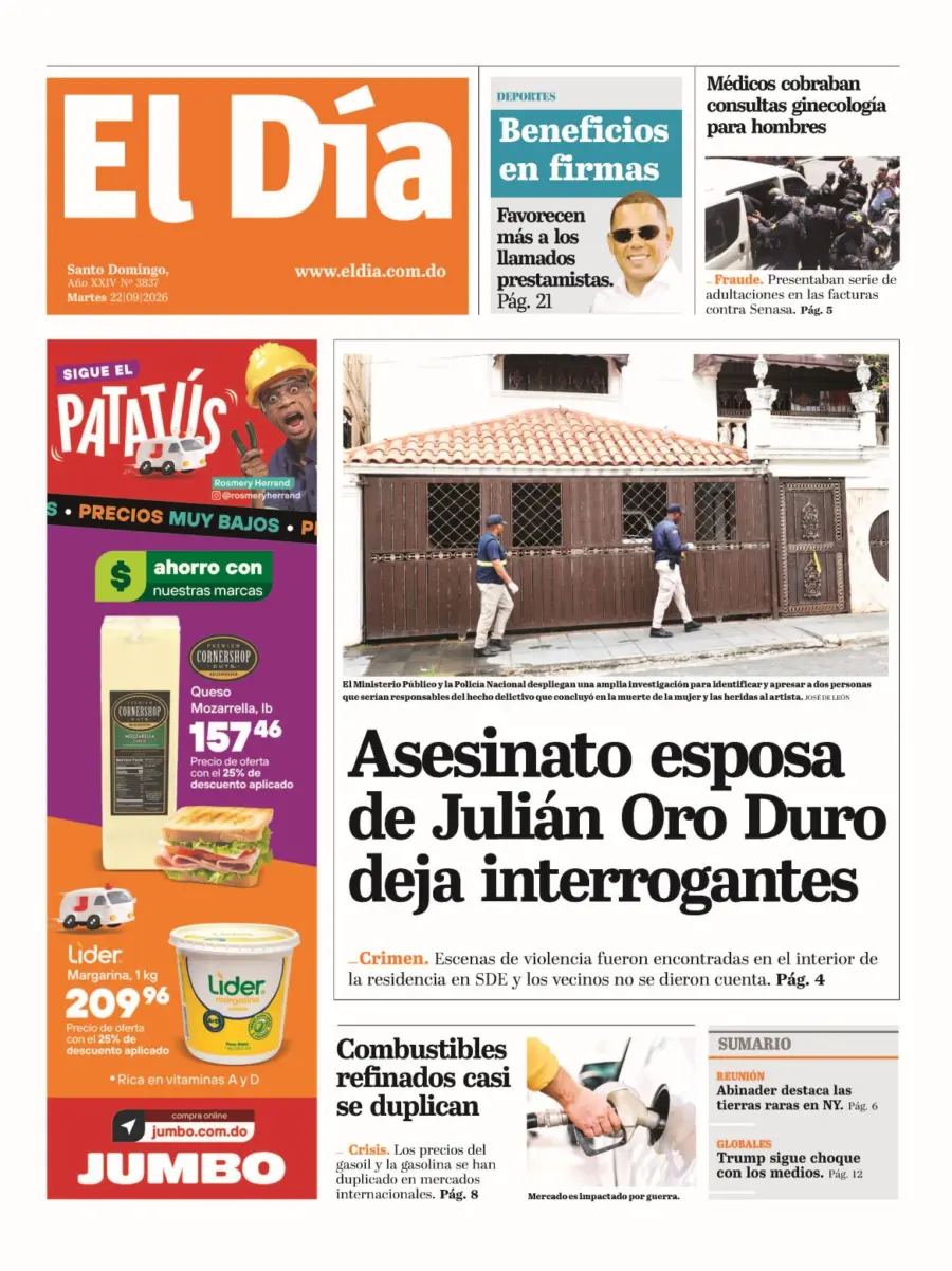 Portada impresa 22-09-2026