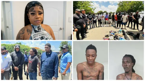 Profugos haitianos preusntamente perteneciente a bandas haitianas.