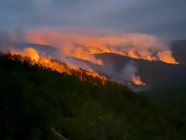 Incendios en Sierra de Bahoruco