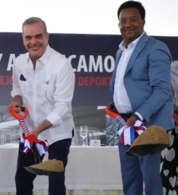Abinader y Pedro Martínez