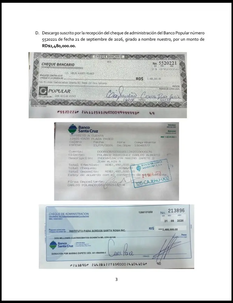 Esto hizo Marino Zapete con los RD$2.4 millones que recibió tras indemnización de Jean Alain