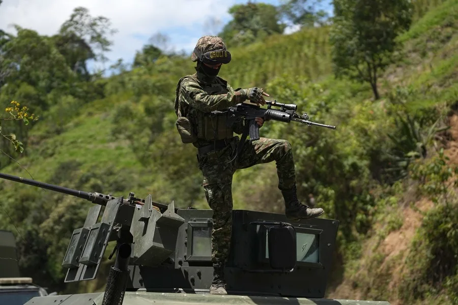 Fotografía de archivo de un integrante del Ejercito Nacional de Colombia. EFE/ Ernesto Guzmán