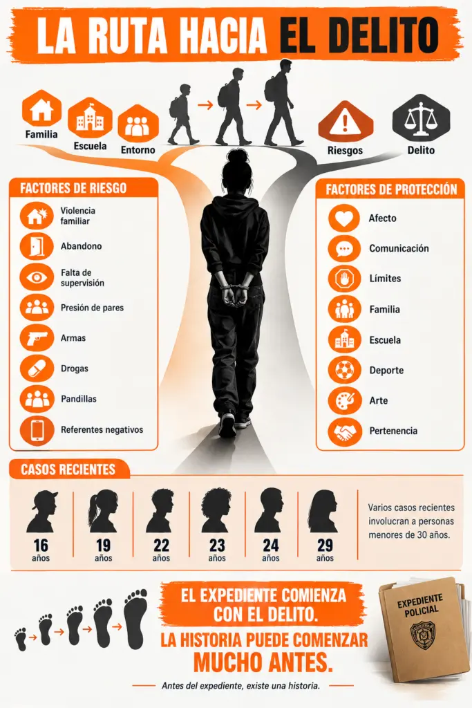 La ruta hacia el delito: ¿cómo llega un adolescente de 16 años a estar señalado en un crimen?
