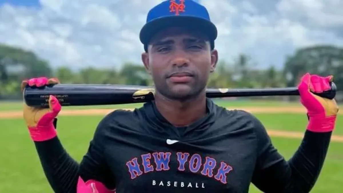 El prospecto Elián Peña, de los Mets de Nueva York