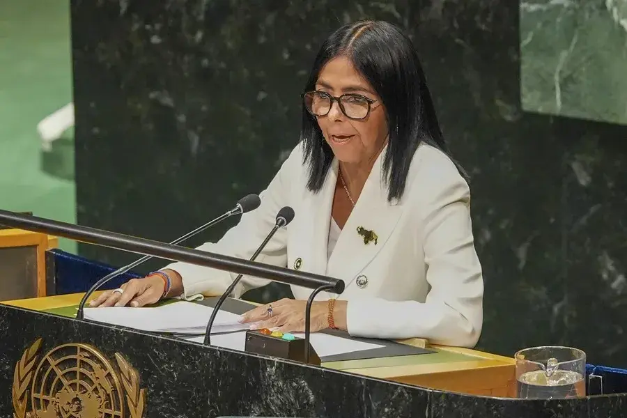 Delcy Rodríguez dice en la ONU que en Venezuela habrá elecciones