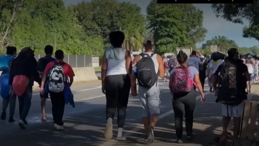 inmigrantes en la frontera co México y Estados Unidos