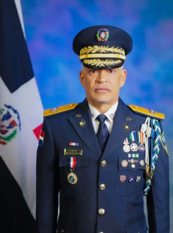 El director general de la Policía Nacional, mayor general Ernesto Rodríguez García