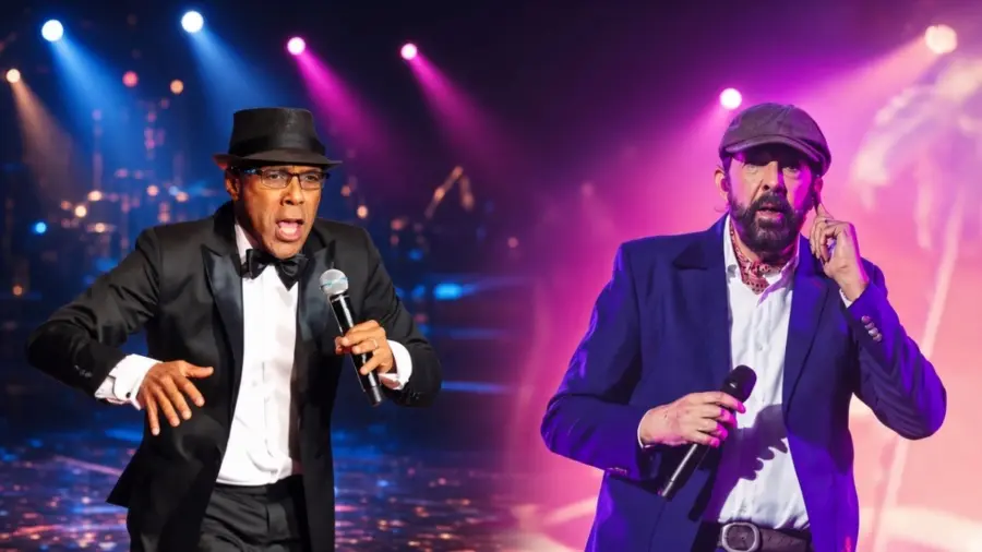 Ramón Orlando y Juan Luis Guerra