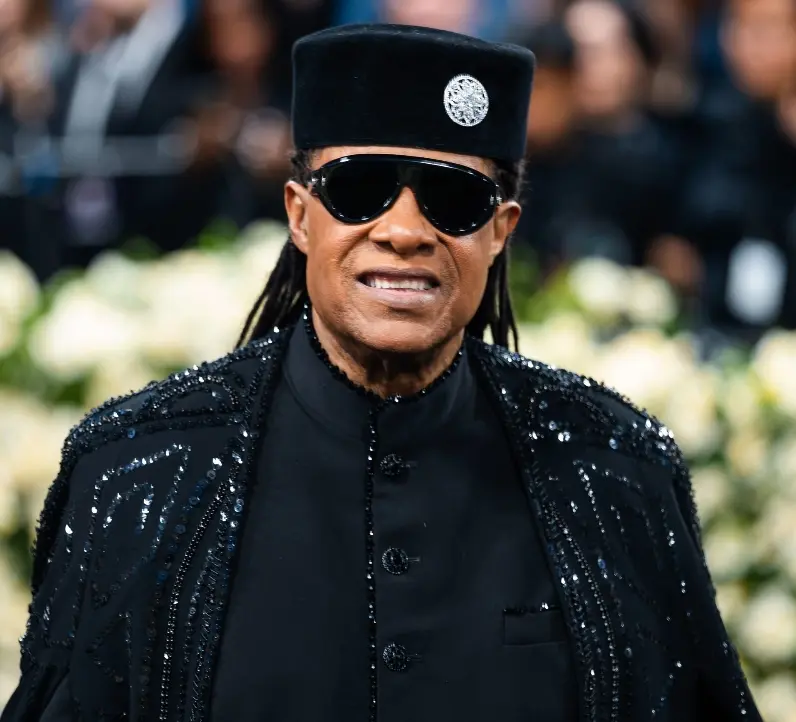 El cantante estadounidense Stevie Wonder.