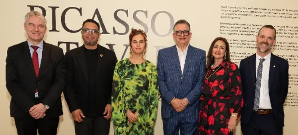 Patrick Bosdure, Alescar Ortiz, Carlota Macedo, Fernando Báez, Nancy Tavárez de Báez y Thomas Ducroquet.