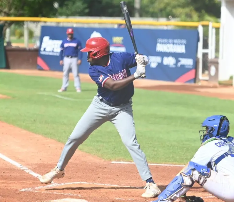 Acción  partido entre República Dominicana y Venezuela.