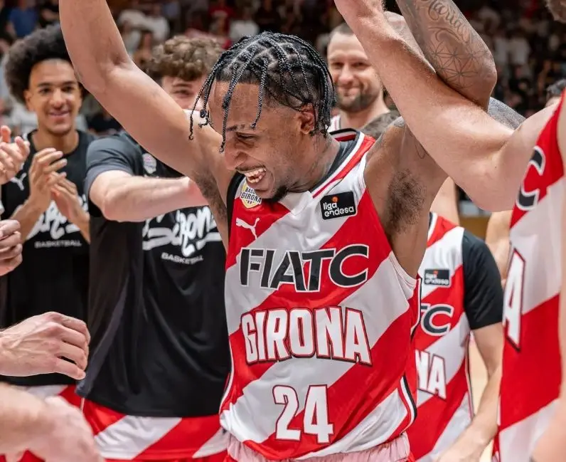 Jassel Pérez encestó 14 puntos en el triunfo ayer del Girona.
