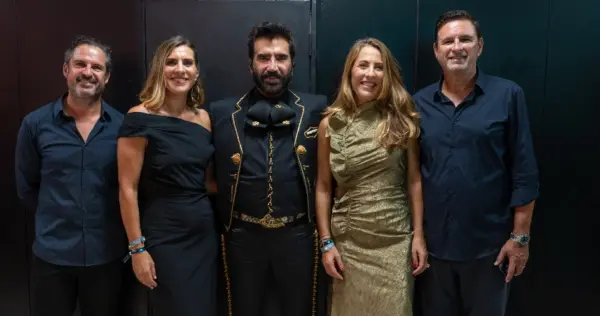 Julio Pérez, Isabel Piñero, Alejandro Fernández, Encarna Piñero y Jaime Sitjar.