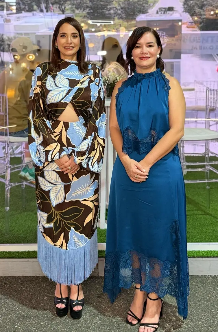 Arlenys Nicasio, directora general, y Arelis Rodríguez, directora financiera.
