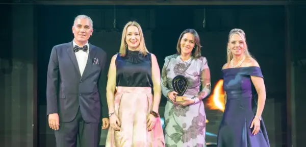 Marcelo Ballester, Alicia Cano, Dayra Polanco y Betina Rey.