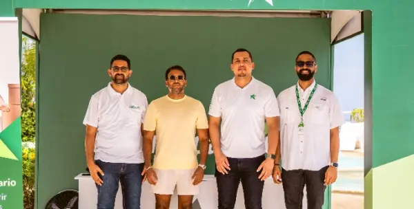 Iván Moises, Oscar de Castro, Lenny Daniel Giraldo y Amaurys Gómez Soriano.