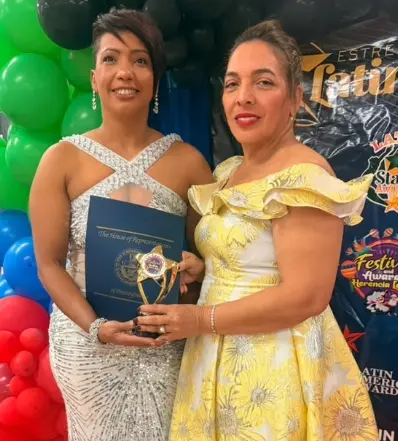 Sosa Vásquez es galardonada.