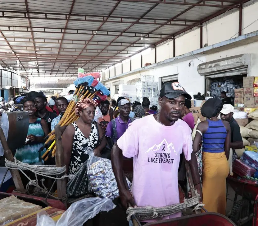 Mercado binacional de Dajabón, entre calma y dinamismo comercial